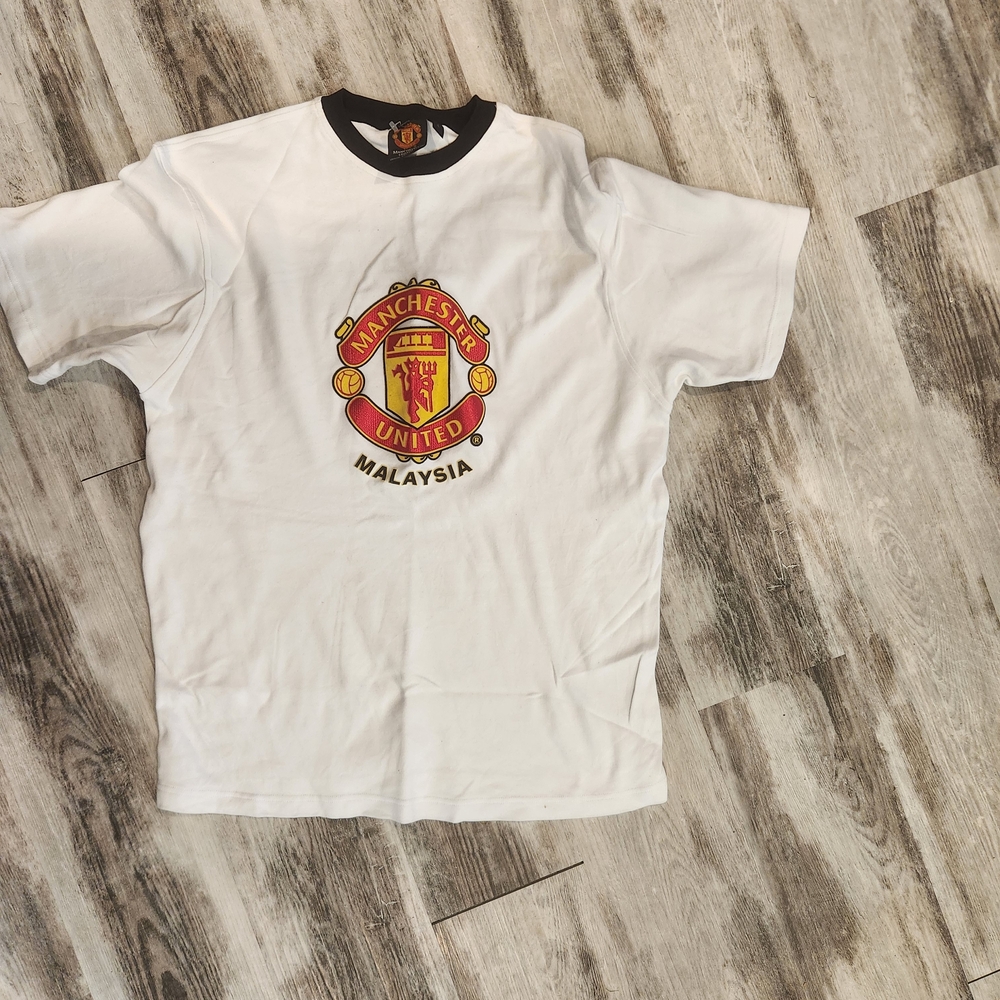 Manchester United White Short Sleeve Tee